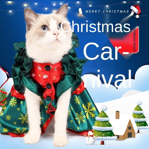 

cat costumes creative pet clothes become whimsy cats cloak christmas dress