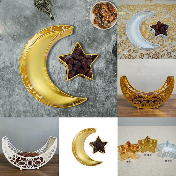 

party decoration ramadan festival tray muslim moon star tranditional serving dessert plate kitchen items food trays decorative