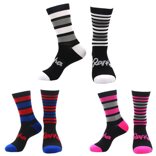 

3 color cycling socks compression men and women sports soccer basketball, Black