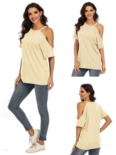 

women's t-shirt short sleeve t shirt women oversized drop shoulder blank t-shirts fashion loose patchwork shirts, White
