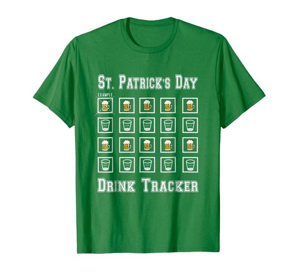 

men's t-shirts st patricks day drinking shirt paddys accessories, White;black