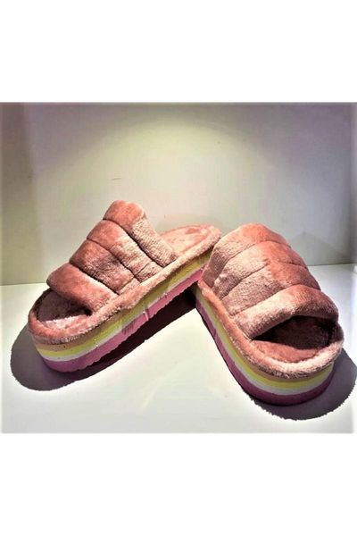 

slippers women powder winter soft home slipper, Black