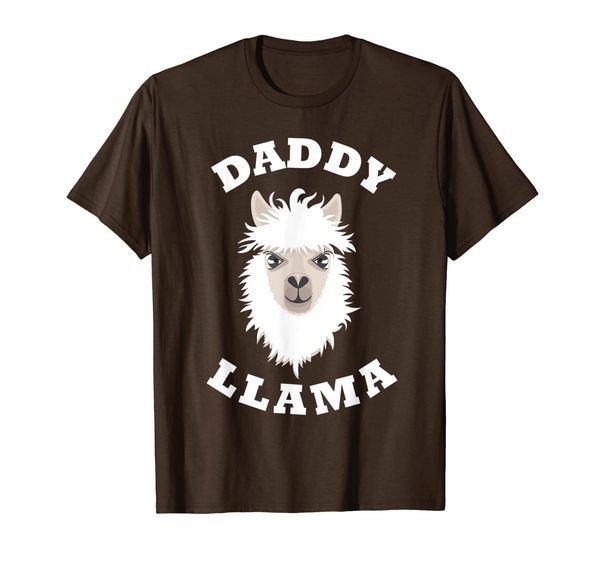 

funny bearded daddy llama - fathers day gift idea t-shirt, White;black