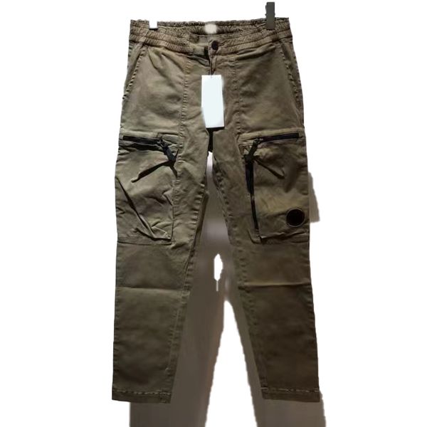 

cptoney astone is lan d men's pants designer zipper big bag the lens logo, Black