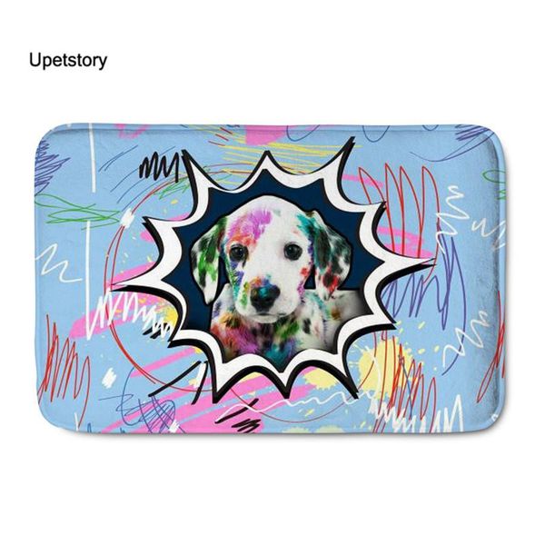 

upetstory creative doormat funny dog/cat print bathroom mats foot pad kitchen bedroom door mat floor home decor carpets