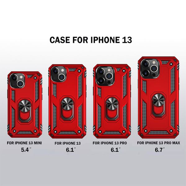 Для iPhone 13 Pro Max Case Case с кольцевым держателем автомобиля Магнитный противоударный крышка Moto G Stylus 2021 E7 G9 Play G8 Power Lite G50 LG Stylo7 K53 K22 K51S Harmony 4