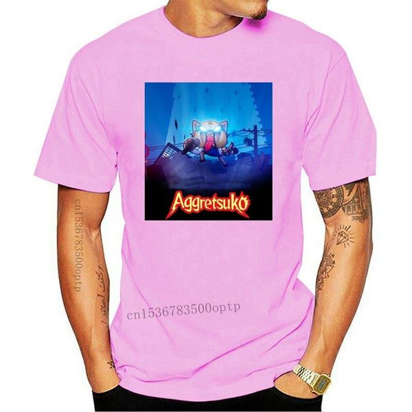 

men's t-shirts aggretsuko season 2 rage poster art t-shirt, White;black