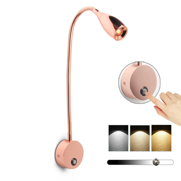 

wall lamp flexible tube decor bathroom light fixtures shade table mounted