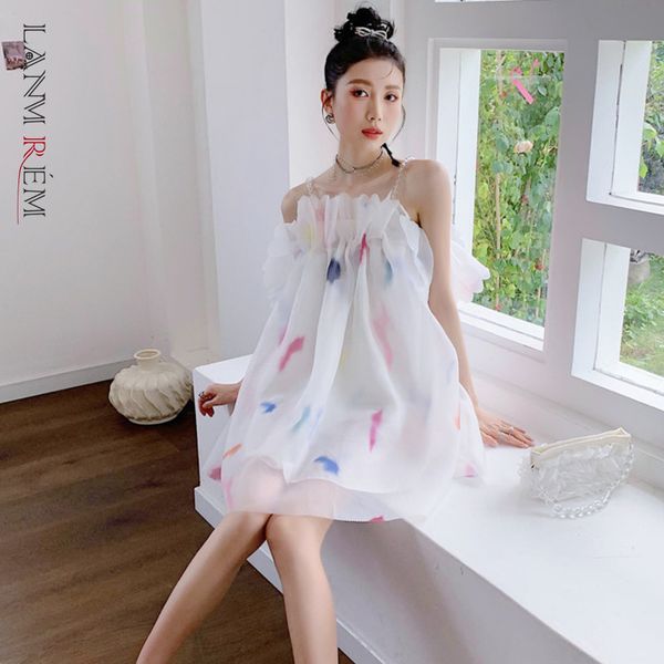 

women dress mesh sling sleeveless short dresses temperament cute fit fashion tide summer 2h810 210507, Black;gray