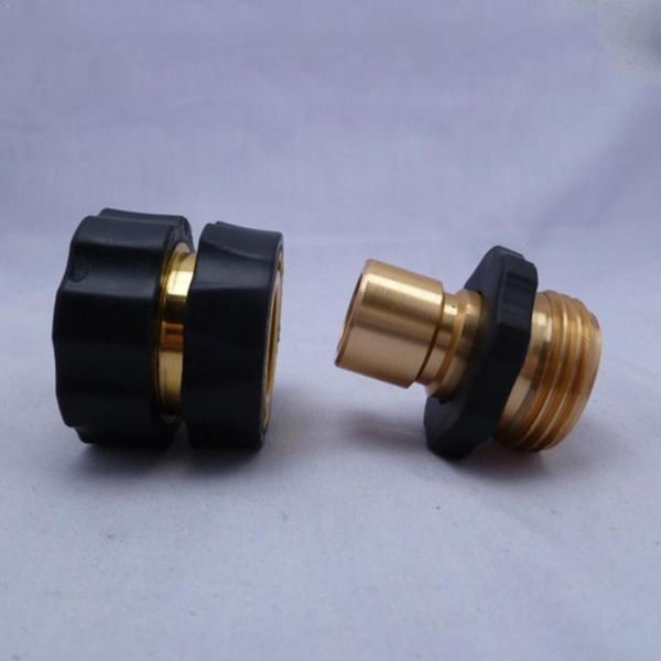 

1pair garden hose connector quick connect fitting pipe thread inch internal coupling fast tape adapter 3/4 drip water g4m9 watering equipmen