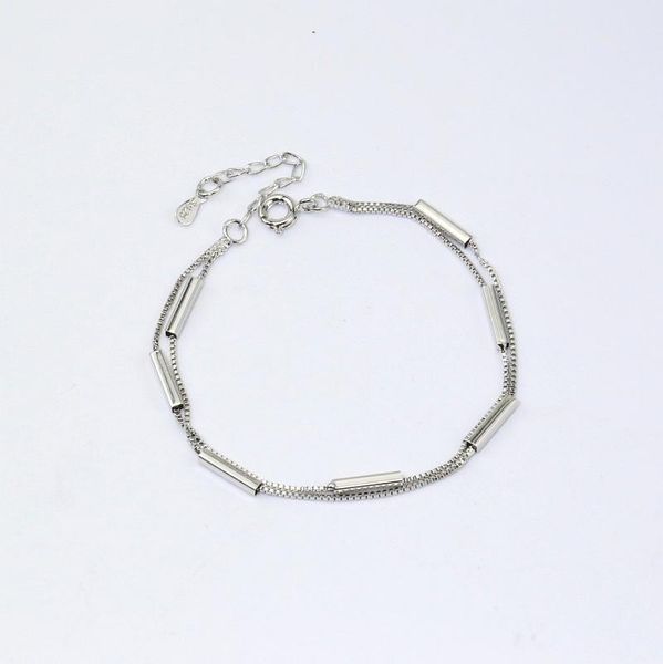 

link, chain wholesale real sterling 925 silver bracelets fine fashion, Black