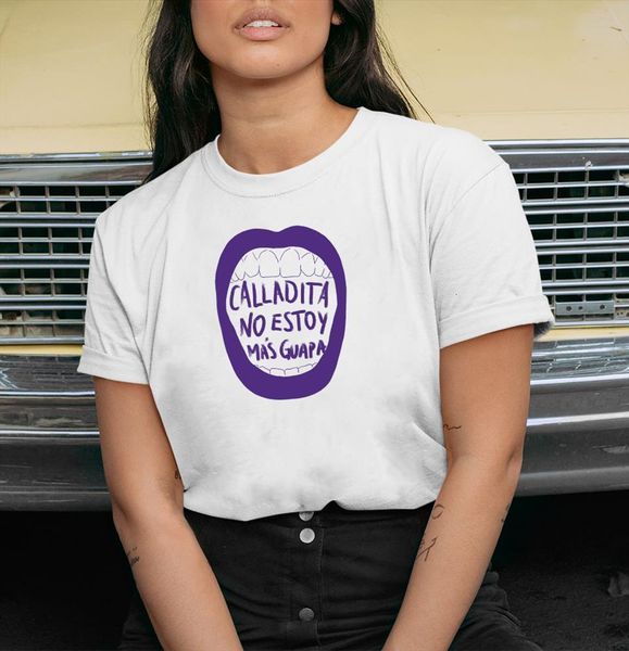 

calladita no estoy mas mens gvapa letter printed men short sleeve summer looes tees aesthetic clothes femme, White;black
