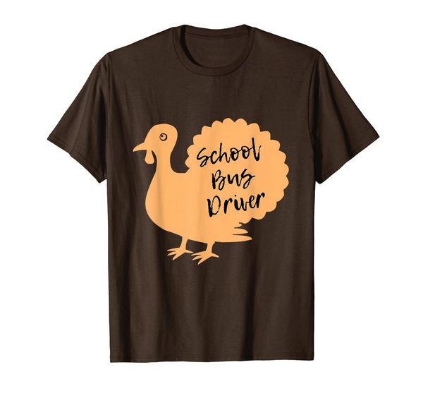 

school bus driver turkey thanksgiving gift t-shirt, White;black