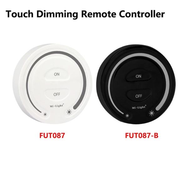 

controllers miboxer 2.4g wireless fut087 fut087-b touch dimming remote led controller brightness adjustable for milight lamp bulb