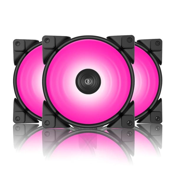 

fans & coolings pccooler haoyue halo frgb chassis fan 3 in 1 kit, 5v3 pin/12v4 pin 120mm pwm silent fan, can be used for water cooling row