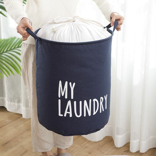 

storage baskets super large laundry basket foldable hamper water-proof linen child toy clothes organizer bathroom bucket