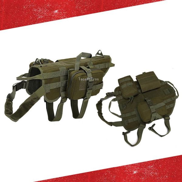 

tactical military molle dog vest hunting training shooting working vests aitsoft paintball army cs game combat pet harness jackets, Camo;black
