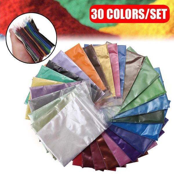 

cosmetic mica powder pigment handmade soap bath nail art wax candle diy various coloring glitter1, Silver;gold