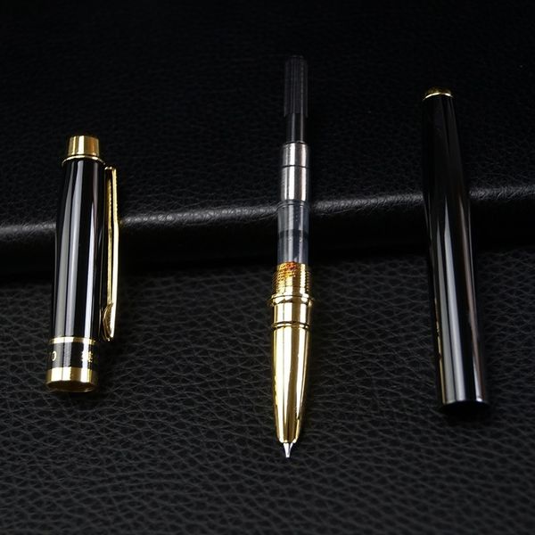 

2g0 accounting student's metal body 0.5mm dark tip practice case fountain pens stationery stationery boxwriting box pen