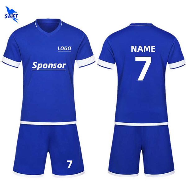 

printing men women football jerseys set children boys girls soccer clothing short sleeve kids futsal uniforms sports tracksuits, Gray