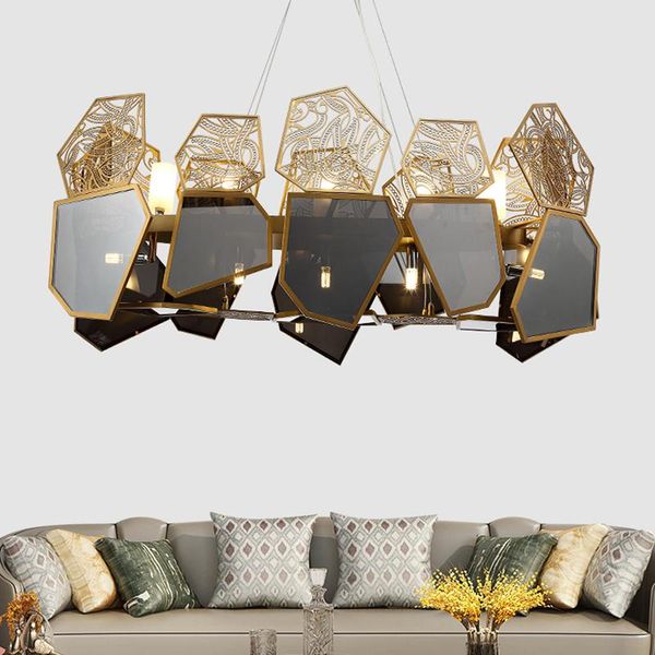 

chandeliers simple designer living room lighting postmodern creative personality atmosphere restaurant cafe villa art chandelier