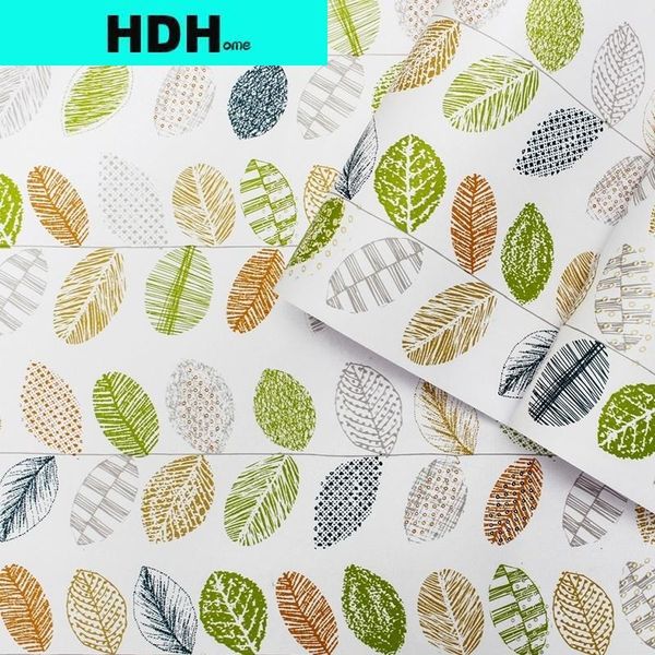 

wallpapers hdhome leaf contact paper leaves peel and stick wallpaper removable self-adhesive sticker for shelf liner wall home decor