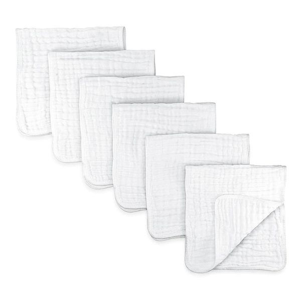 

pcs/pack baby infant absorbent feeding bibs burp cloth saliva towel washcloth h055 & cloths