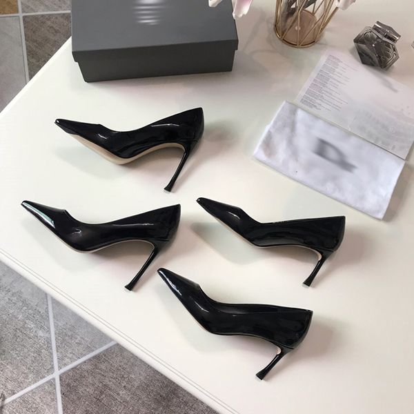 

2021 good quality fashion women luxurys designers shoes designer sandals womens luxury high heels sandal dress shoess with box size 35-40 -c, Black