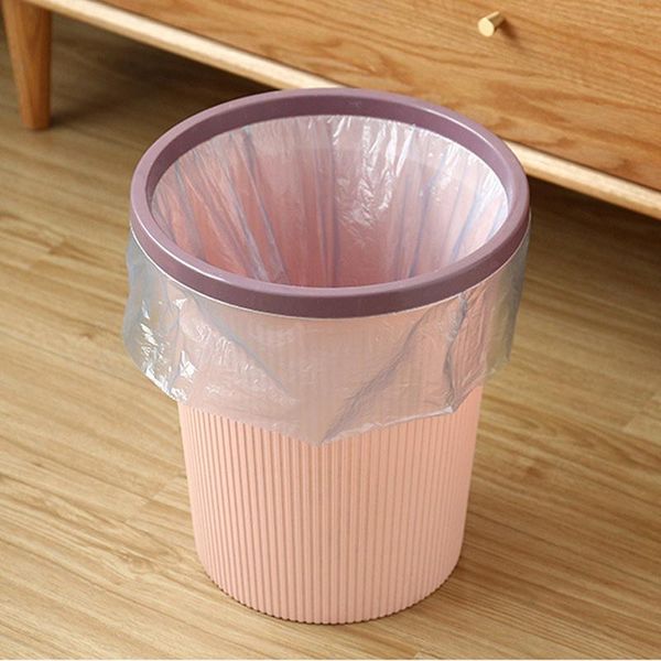 

waste bins non-slip trash can nordic minimalist style bathroom bin anti-fall wear-resistant round bedroom kitchen supply tsl1