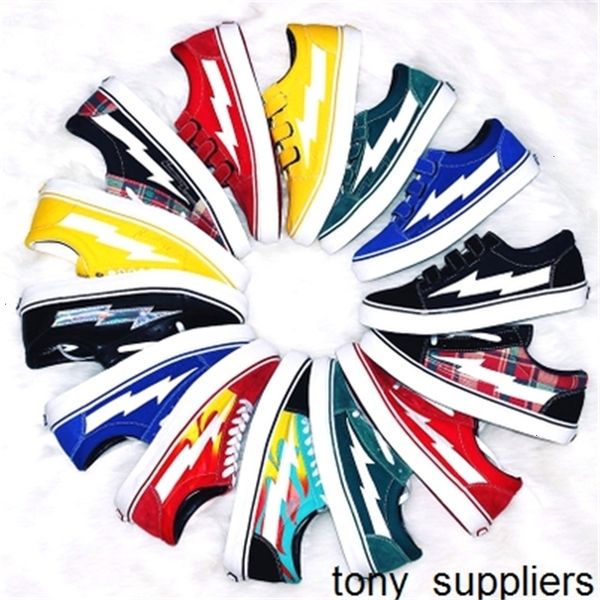 

revenge x storm kanye old skool casual shoes sneakers yellow slip-on light weight skateboarding shoes canvas 2 color