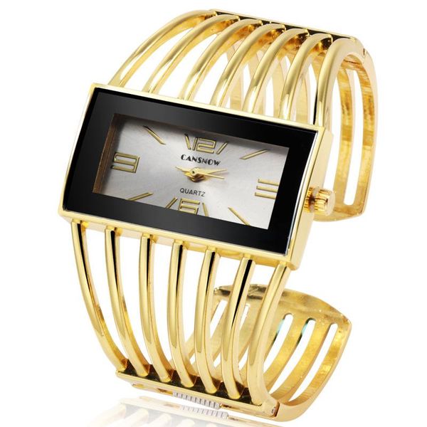 

wristwatches selling women watch girls alloy bracelet creative rectangular dial quartz colck female, Slivery;brown