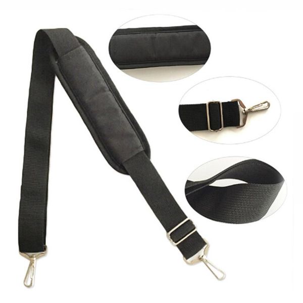 

bag parts & accessories 145cm black nylon strap for men bags strong shoulder briefcase lapbelt length accessory