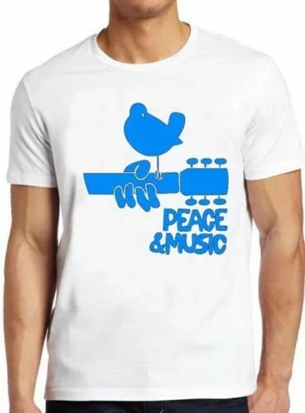 

woodstock t shirt tee 1969 music festival rock bands peace, White;black