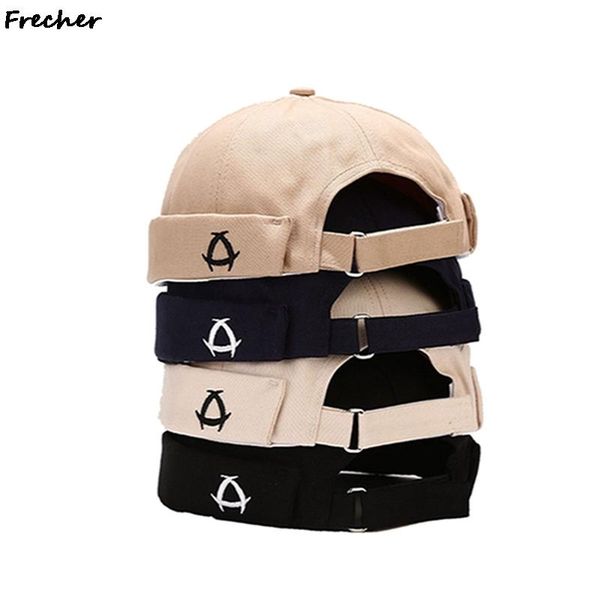 

beanies 2021 sumer docker sailor biker cap men adjustable brimless skull loop beanie hat solid summer gorro women hats