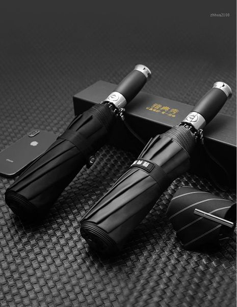 

umbrellas windproof ladies umbrella automatic folding outdoor black coating parapluie household1