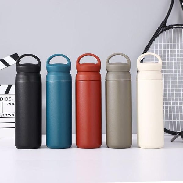 

stainless steel vacuum flask outdoor portable sports water cup bottle gift bottles