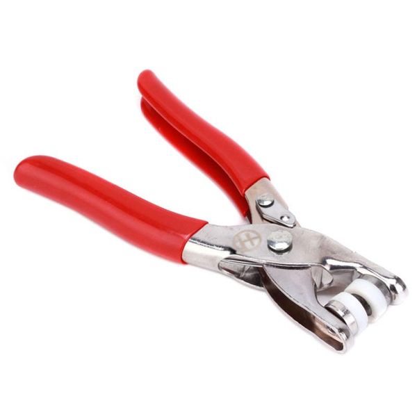 

sewing notions & tools clamp clothes claw clasp hands five pressure nailing machine press snap fastener plier cloth button, Black