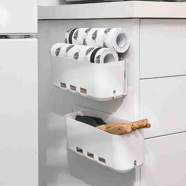 

kitchen storage & organization multifunctional hanging basket wall-mounted drawer cabinet rack shelf box for seasoning push-pull w5y1
