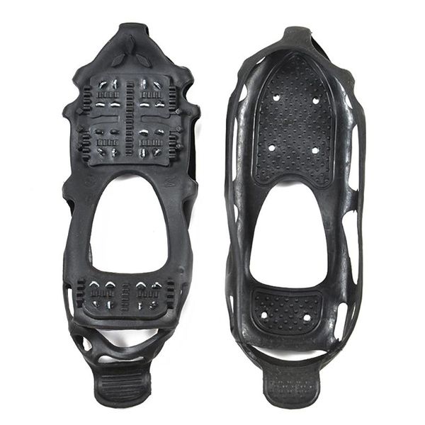 

cords, slings and webbing 24 studs anti-skid ice gripper climbing shoe anti-slip snow spikes grips crampons cleats overshoes cover