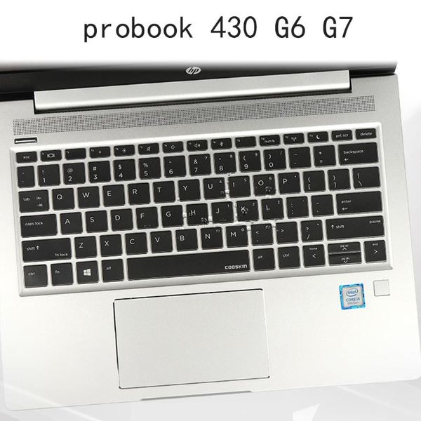 Tastaturabdeckungen Laptop-Silikon-Hautabdeckung ProBook 430 G6 G7 13,3 Zoll 2021 Klarer weicher Film Anti-Dust-wasserdicht transparenter TPU