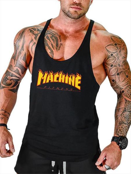 

fitness training running vests gym clothing tank mens bodybuilding muscle sleeveless singlets fashion workout man undershirt, White;black