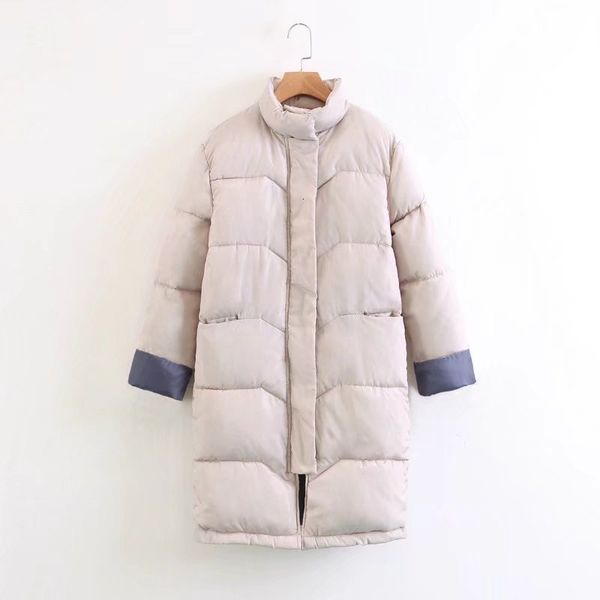 

women coats fashion down long hoodie parkas cotton jackets thick female warm coat clothing, Black