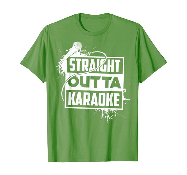 

straight outta karaoke shirt | cute singers club tee gift, White;black