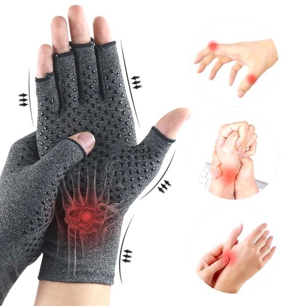 

pair arthritis gloves rheumatoid compression for magnetic anti health osteoarthrit therapy cycling, Black