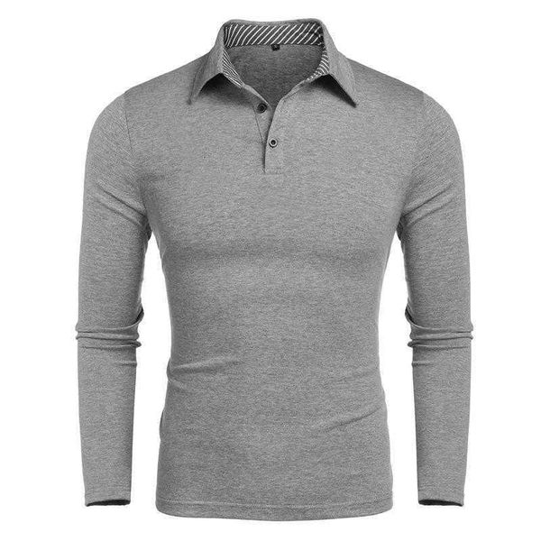

men's polos polo shirts spring solid color turn down collar mens autumn bus dcnr, White;black