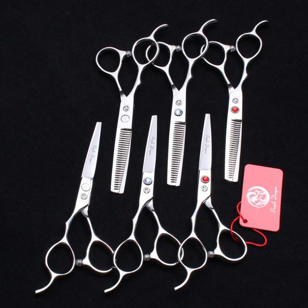 

hair scissors left hand 5.5" 16cm purple dragon barber cutting thinning shears styling tool professional z8000