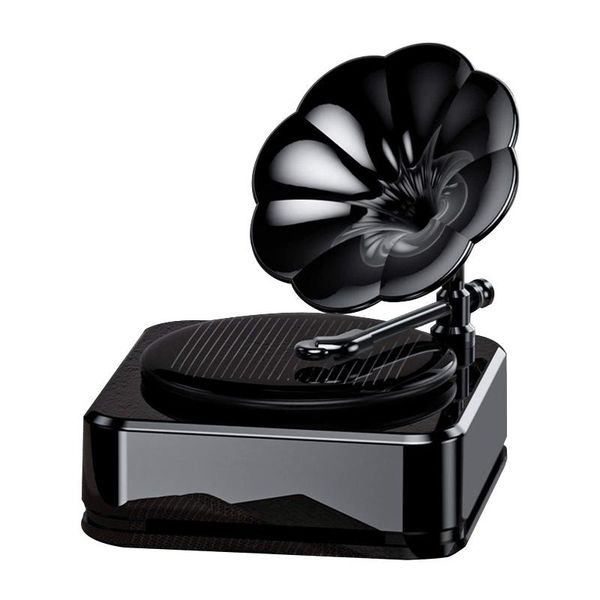 

car air freshener fragrance diffuser unique outlet perfume ornament record player decoration retro gramophone