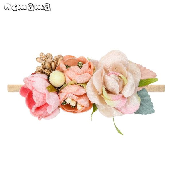 

namama elastic hair band baby headbands born bows kids toddler headband headwear children girl accessories, Slivery;white