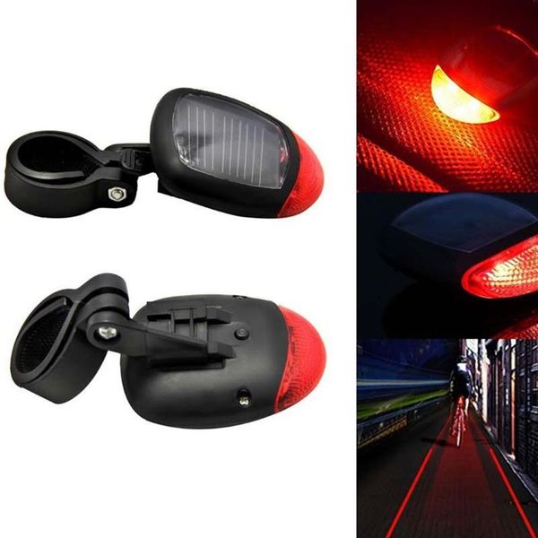 

bike lights light energy rechargeable tail bicycle warning lamp solar