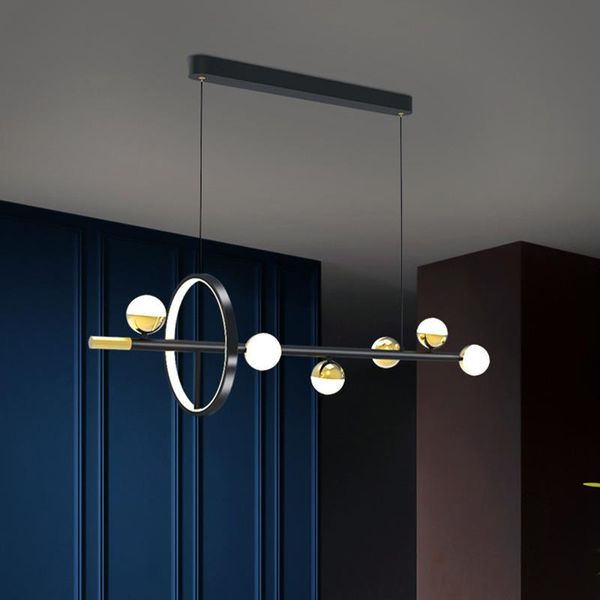 

nordic modern long glass chandelier simple creative living room dining table bedroom bar e27 lighting pendant lamps